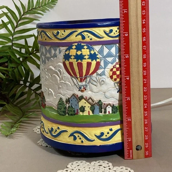 Jim Shore Hot Air Balloon Candle Warmer - Picture 13 of 16